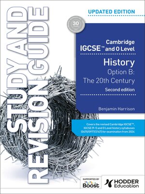 cover image of Cambridge IGCSE and O Level History Study and Revision Guide